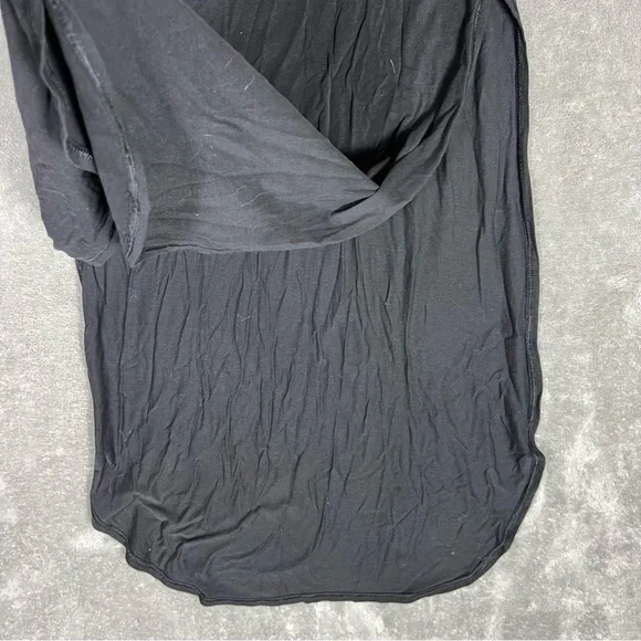 Lululemon Top Womens XS/M Black Breeze By Tunic Split Minimal Gym Active Hiking - Picture 7 of 10